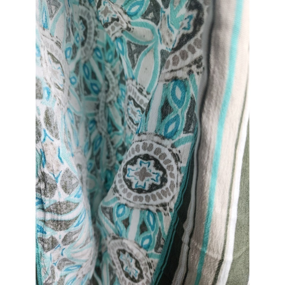 Catherines Springwater Gauze Kimono sz XL 1X  Geoprint nwt boho festival - Picture 3 of 8
